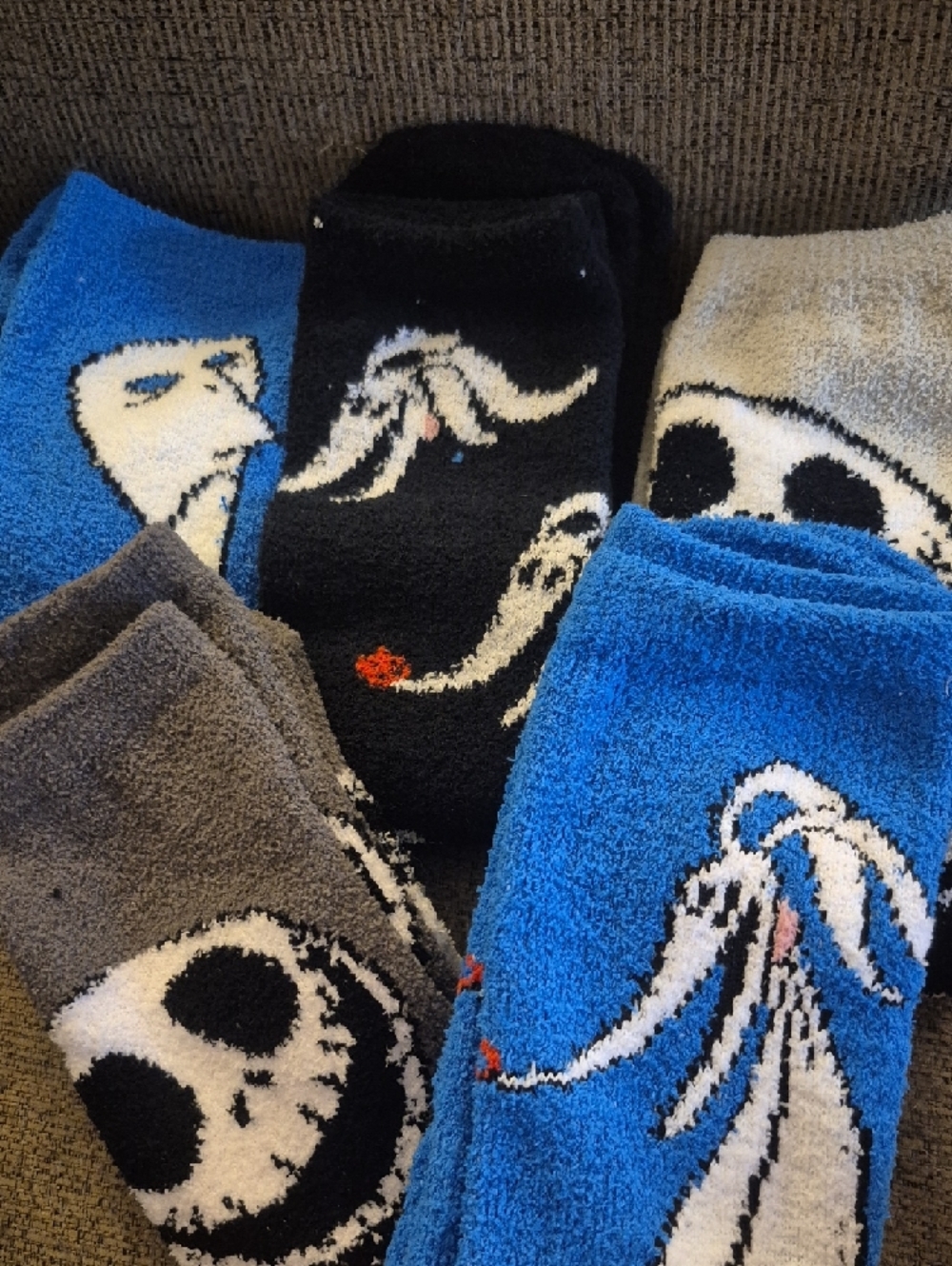 The Nightmare Before Christmas Disney Men's Crew Socks 5 Pairs